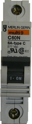 Merlin Gerin 24430 multi-9 C60N 6A Circuit Breaker